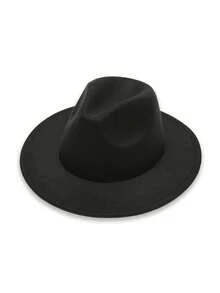 1 件男女通用 Y2K 风格纯色爵士帽，户外防紫外线帽，适合运动、日常通勤