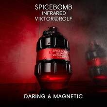 Viktor&Rolf, Spicebomb Infrared Eau De Parfum, Woody & Spicy Perfume, Cologne For Men, Long-Lasting Alcoholic Free Fragrance With Notes Of Leather & Cinnamon - 3 Fl Oz Portable Travel-Friendly Spray, Formaldehyde-Free, Daily Use & Gift Idea - 濃烈香調 - 查看 4