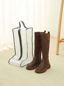 1 pezzo Borsa portastivali multifunzionale con manico - Borsa protettiva per scarpe antipolvere e anti-umidità, adatta per stivali lunghi e stivaletti alla caviglia, borsa da viaggio portatile con zip, leggera