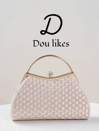 纯色手提包，大容量钱包，婚礼、派对、庆典、正式活动、生日礼物、情人节礼物、舞会和正式场合的完美选择