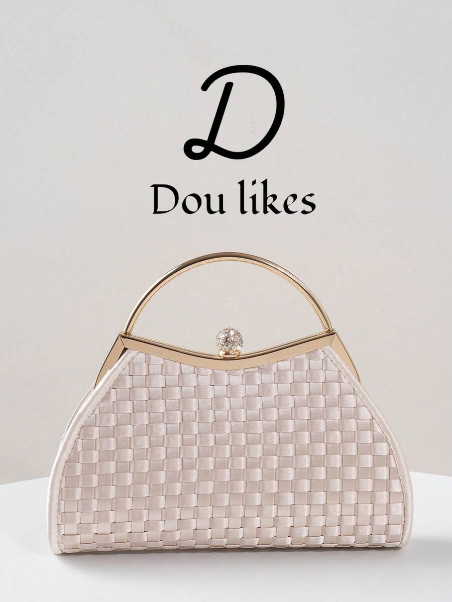 Solid Color Handbag, Large Capacity Wallet, Perfect Choice For Wedding, Party, Celebration, Formal Event, Birthday Gift, Valentine's Day Gift, Ball And Formal Occasions