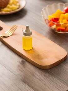 1/4 Stücke Gewürzdosierflasche Haushalt, transparente Sauce Flasche, Quetschflasche, geeignet für Büro, Lunchbox, Picknick, Öl, Sojasoße, Honig, Salat, Gewürz Flasche, Outdoor Grillen Gewürz Flasche, Küchen Gewürz Glas, Küchen Zubehör
