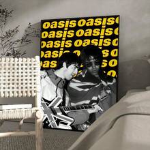 1pc Wall Arts Posters Optional Frame Pop Band T-The R-Rain Cool O-Oasis Poster Classic Vintage Posters HD Quality Wall Art Retro Posters For Home Room Wall Decor - Multicolor - View 18
