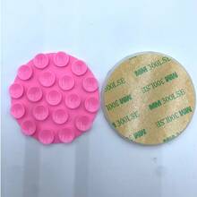 19pcs Single-Sided Adhesive Silicone Round Suction Cup Slouchy Phone Holder, Can Stick On Mirror And Walls At Any Angle, Unlocks New Selfie And Streaming Poses Compatible With IPhone, Android Phone, Gift For Birthday, Family, Friends Phone Stand, Phone Accessories