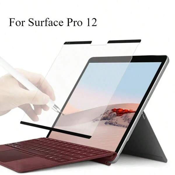 Feel Paper Matte Screen Protector For Microsoft Surface Pro 12 Write Feel-Paper Screen Films Magnetic Detachable Paper Film Soft PE Protectors