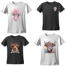 1pc/2pcs/3pcs/Pink Love Cow Clothing Patch Patch Cloth DIY A-Level Washable Adhesive Cloth Heat Transfer Printing Cloth Women's/Men's T-Shirt Bag Pillow Decoration Badge Label Baseball Hat Backpack, Etc. Available