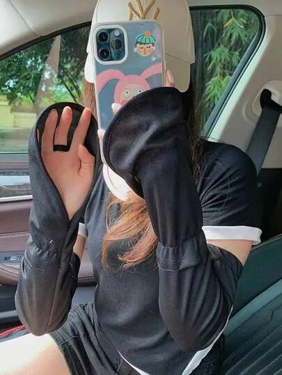 夏季驾驶防晒臂套、凉爽透气袖套、汽车配件、汽车内饰配件、汽车必备品、汽车用品、汽车装饰