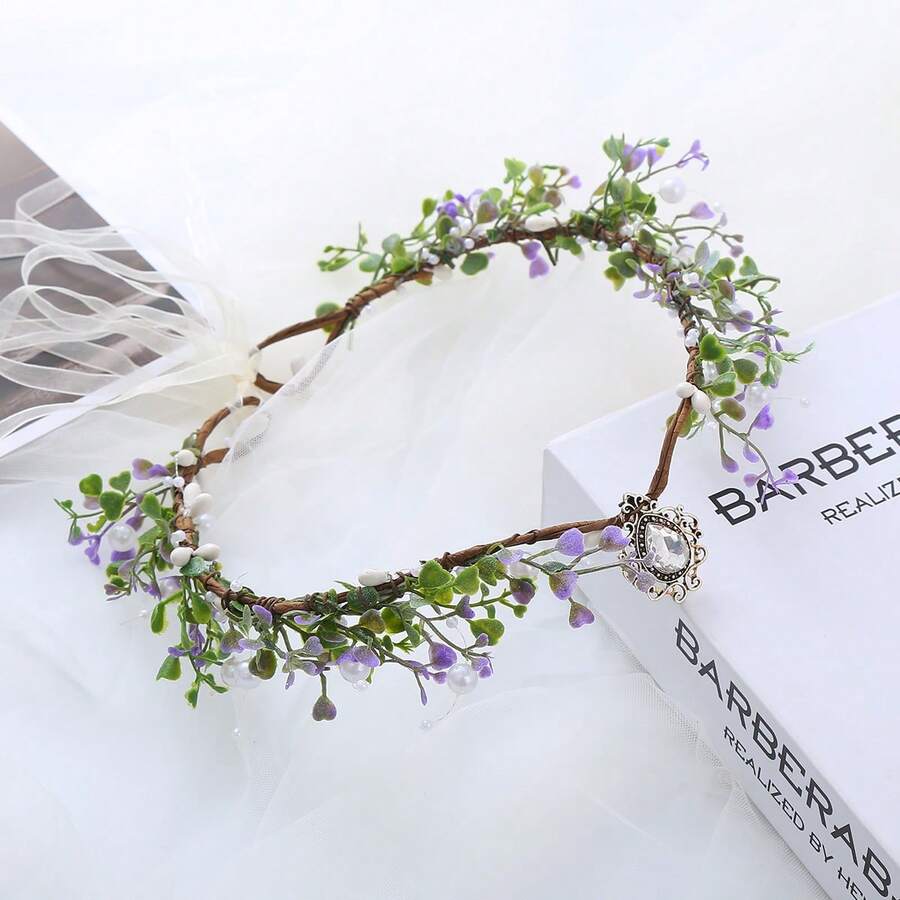 Floral Vine Headband, Rustic Countryside Style Headband, Fashion Hair Accessories For Women Halloween