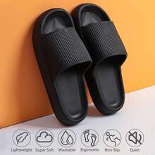 Rosyclo Cloud Slippers Women And Men, Pillow House Slippers Shower Shoes Indoor Slides Bathroom Sandals, Ultimate Comfort, Lightweight, Thick Sole, Non-Slip, Easy To Clean - Green - View 3