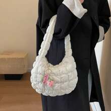 Women's Bag Korean Version Sweet Girly Style Shoulder Bag Fashion Casual Bubble Dumpling Bag Fold Cloud Bags Fashion Exquisite
