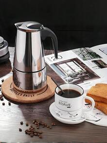 Cafetera italiana, moka italiana, 2/4/6/9/12 tazas (taza de espresso = 50 ml), cafetera clásica de acero inoxidable, apta para cocina de inducción/fuego abierto, cafetera de acero inoxidable, cafetera moka italiana, cafetera eléctrica portátil europea, suministros para acampar, fácil de transportar, suministros de cocina