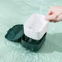 Orthodontic Retainer Storage Case, Portable Adult Invisible Braces Box, Children Dental Correction Appliance Grinding Teeth Container - Multicolor - View 4