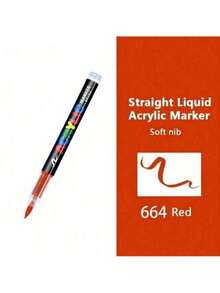 240/168/120/72/60/48/36/24/12 Color Direct Liquid Acrylic Marker Pens, Students Use Art Professional Drawing Drawing Color Soft-Head Marker Stackable Diy Graffiti Coloring Book Coloring Pen Can Draw Glass Stone Waterproof Body Painting Brush Christmas Gift, Back To School Gifts - Multicolor - View 8