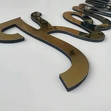 Adhesivos de pared acrílicos, letras decorativas - para paredes de oficina y decoración del hogar. - Multicolor - Ver 2