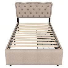 Bed Frames - beige marrone + MDF - Visualizzare 10