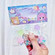 1pc Cute Glow-In-The-Dark Cat Claw Squeeze Toy, 1 Large 5 Small Set, Transparent Shiny Mini Cat Paws, Premium Desk Stress Relief Fidget Toy, Party Favor, Birthday Gift, Holiday Gift, 2025 New Arrival