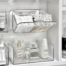 卫生巾收纳盒壁挂式收纳盒，适用于浴室、清洁棉签、化妆棉、马桶、卫生用品 - 均碼 - 查看 3