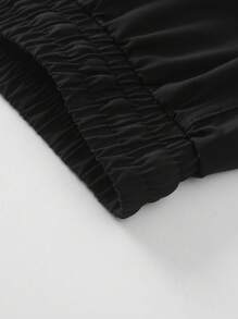 1件装女士户外运动紧身裤，健身慢跑跑步裤骑行七分裤紧身裤