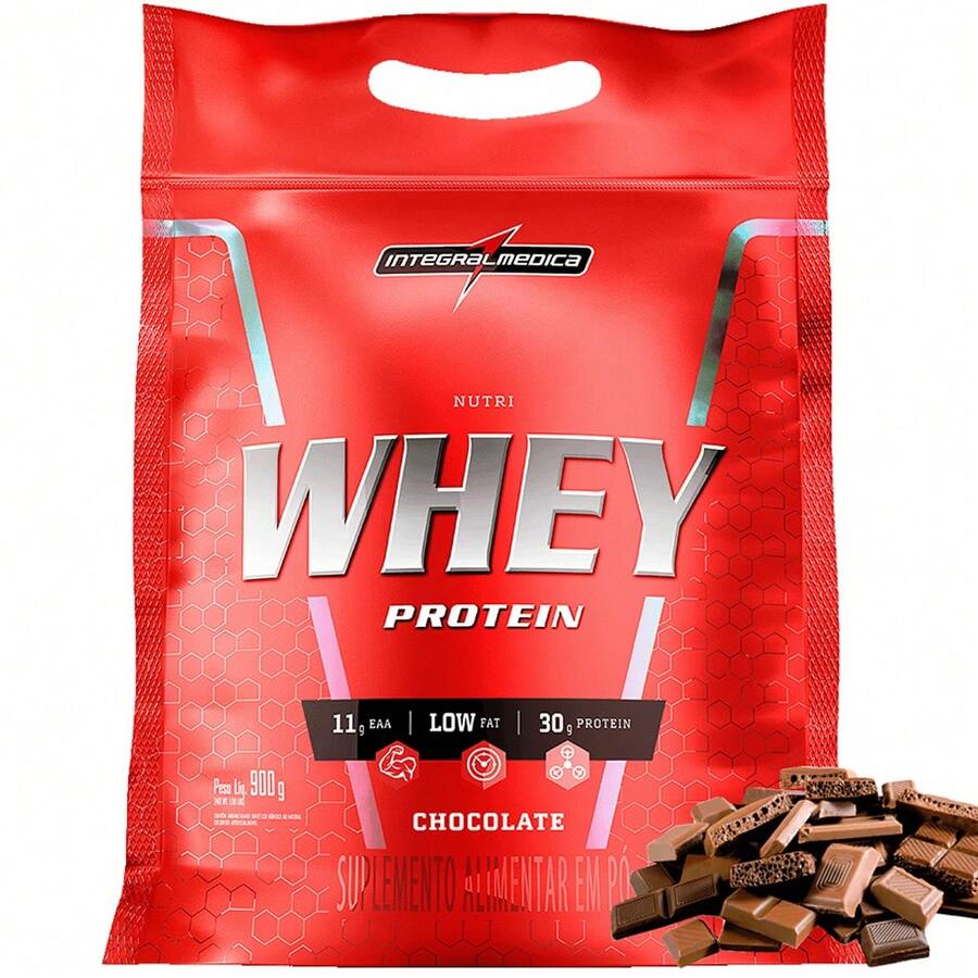 INTEGRALMEDICA Nutri Whey Protein Integralmédica 900g - 巧克力 - 查看 1