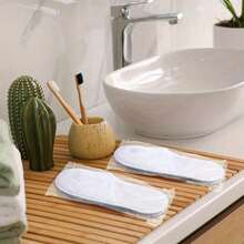 12 piezas/paquete Zapatillas blancas desechables, Zapatillas de spa unisex, Zapatillas a granel para huéspedes de hotel, Suela antideslizante, Dedo cerrado, Esponjoso, Sin necesidad de energía, Adecuado para baño, boda, casa sin zapatos y otras ocasiones. Aislamiento, Galentines, Cachorro, Carnaval, Zapato, Selecciones de primavera y verano, Regalos para damas de honor, Habitación, Decoración de dormitorio, Decoración de dormitorio, Playa, Viaje, Para hombres, Para mujeres, Vacaciones, Cosas lindas - Blanco - Ver 4