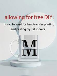 6/3/2/1 件 11 盎司高定制玻璃杯，硼硅酸盐玻璃杯 - 用于热升华的空白杯，水晶贴纸，DIY 礼品，生日和情人节礼物，带礼盒包装 - 多色 - 查看 5