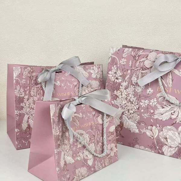 2 pezzi/6 pezzi/10 pezzi borse assortite come omaggi per feste, forniture per matrimoni, borse regalo, borsellini da ricordino. Borse regalo stampate e riutilizzabili. Adatte per matrimoni, addii al nubilato, accessori di abbigliamento, camicie, feste di festa e altre occasioni