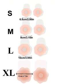 2 Miếng Dán Nâng Ngực Không Núm Vú, Miếng Dán Nâng Ngực Bằng Silicone, Miếng Dán Nâng Ngực, Miếng Dán Nâng Ngực, Phụ Kiện Halloween, Mùa Thu, Đám Cưới, Phụ Nữ, Miếng Dán Ngực, Áo Ngực Không Dây, Miếng Dán Nâng Ngực, Bộ Đồ Lót, Miếng Dán Nâng Ngực, Đồ Lót Du Lịch, Áo Gợi Cảm - Màu be - Xem 4