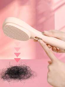 Air Cushion Hair Washing Comb For Women, Scalp Massage Silicon Brush, Coarse Teeth Hair Cleansing Comb With Retractable Handle