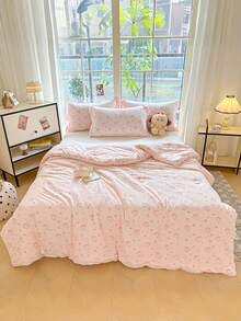 1pc Cartoon Blanket, Suitable For Dormitory Top/Bottom Bunk, All Season Washable Velvety Printed Blanket With Hollow Lace Edge, Nordic Style, Suitable For Nursery, Playroom, Children Bedroom, Daycare Center Use - Chuangyou-blanket - View 13