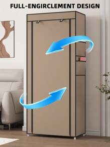 带盖鞋架，5-10 层高鞋架，大容量鞋架，节省空间，适用于衣柜、玄关、宿舍、卧室 - 彩色 - 查看 6