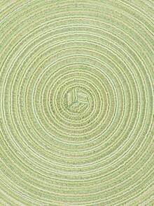 1/4/6/12 件新鲜绿色编织圆形餐垫餐桌装饰，防滑杯垫，适用于家庭厨房，适合节日、派对、生日、婚礼、晚宴