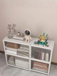 1pc Portable Closet, Wardrobe Organizer, Cube Storage With Doors, Multi-Function Freestanding Bookshelf, Shoe Rack For Bedroom, Living Room, Home Office, Holiday Decorations, Valentine's Day Gift