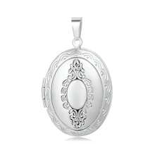 Personalized With Your Own Photo Stainless Steel Locket Necklace,Photo Necklace,Photo Locket,Keepsake Photo Frame Charm Gold,Silver Stylish,Unisex,Simple,Vintage,Goth,Cuties,Casual Custom,Personalized,Unique Ideal Gifts For Him,Ideal Gifts For Her Her,Boyfriend,Girlfriend,Dad,Mom,Family,Friends,Pets,Son,Daughter,Grandparents For Anniversaries,For Birthdays,For Daily Wear,For Weddings,For Graduation,For Prom,For Party - Multicolor - View 5