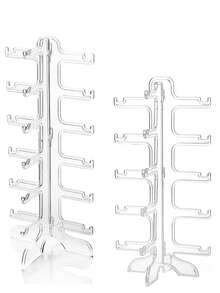 太阳镜桌面收纳架，眼镜收纳展示架，透明
