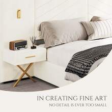 Olodumare Modern Luxury King/Queen Size Velvet Bed Frame With Vertical Channel Tufted Wingback Headboard, Upholstered Platform Bed Frame With Strong Wooden Slats & No Box Spring Needed, Elegant Bed Frame For Adults, Heavy Duty 800lbs Capacity, Easy Assembly, 8-12 Inch Mattress, Elegant Bedroom Furniture (Beige/Charcoal Black/Burgundy/Olive Green) - 米色 - 查看 5