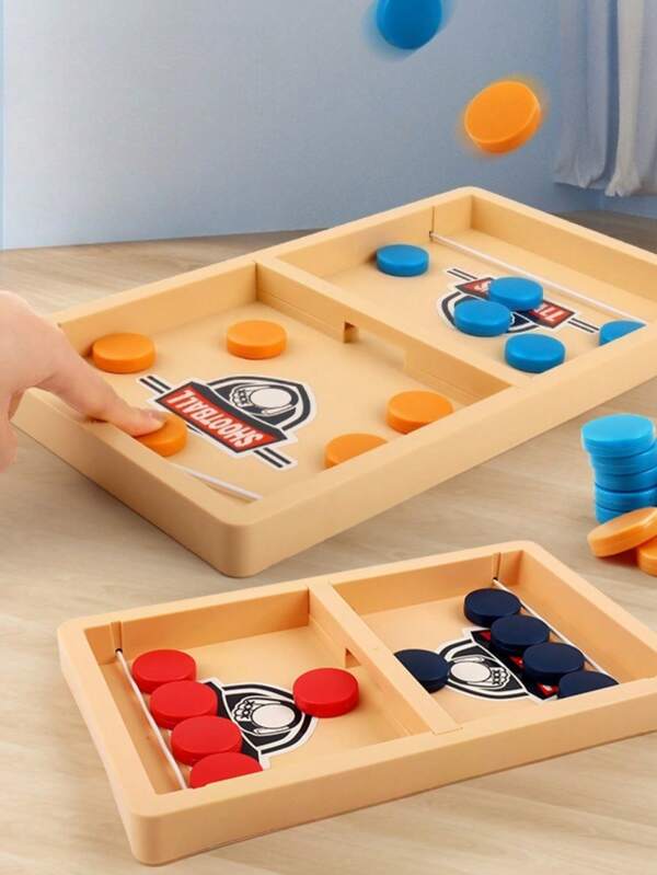 1 Set 2-Player Battle Shooting Chess, Interactive Tabletop Game Toy For Party, Team Building, Stress Relief