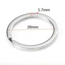 20pcs Flat Metal Key Rings Split Keychain Accessories Suitable For DIY Key Case, Bag Hanging Decor - Split Circle - View 9
