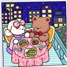 1pc Fuzzy In Love :Easy 50pagaColoring Book For Adults And Teens, Colouring Book Super Cute Designs Of Cozy, Hygge Spaces For Relaxation (Cozy Spaces Coloring) .Adult Stress Relieving Coloring Book With The Theme Of Stress Relieving Coloring Book [Hand Drawn Must-Have] .Back To School A Relaxing Gift For Friends, Couples, And Family . Painting Kit [Default Without Pen] Mark Pen Set