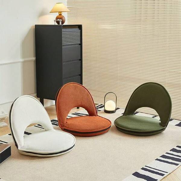 Klappbarer Lazy-Sofa-Stuhl, Rückenstützstuhl für Fenstersitz und Tatami, moderner Einzelsessel für Schlafzimmer