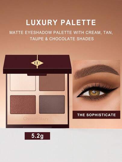  Charlotte Tilbury 奢华眼影盘 THE SOPHISTICATE - 0.18 盎司/5.2 克