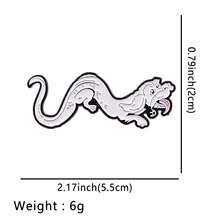 1pc Magical Domain Dragon Enamel Brooch Pin - Adorable Badge For Backpack And Clothes Dress Accessories Pin For Clothes Bag Charm School Office Accessories Shirts Jacket Jewelry Christmas Halloween Clothes Pin Funny Cute Teacher Gifts - Black - View 14