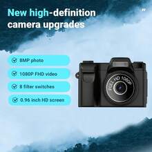 Retro Portable Mini Digital Camera ,1080P HD Mini Camera With 0.96-Inch Display, Loop Recording & 32GB TF Card, Card Readers, For Photo Video Travel Perfect Gift For Holidays - Multicolor - View 5