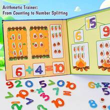 1 Stück Kinder Mathematik Addition & Subtraktion Magnetisches Lernspielzeug, Mathe-Aufklärung Lernhilfe mit 3 Spielmodi, leicht verständlich, geeignet für 3-6 jährige Jungen & Mädchen, Kindergarten, Geburtstag, Feiertage, kleine Geschenke