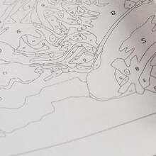 1 Set Adult Animal Toilet Giraffe Digital Oil Painting Kit - Canvas, Acrylic Paint Art Set, Unframed 40x50cm/16x20 Inch - Multicolor - View 5