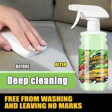 Car Foam Cleaner Interior Stain Removal Multifunctional Leather Seat Roof Fabric Cleaning Spray Maintenance Wash Car SIXOX-8 - Multicolor - View 11