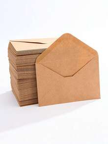 10pcs Thank You Cards With Envelopes, Holiday Party Wedding Appreciation Notes, Teacher, Graduation, Business, Holiday And Christmas Thank You Cards, Gift Set [White, Kraft Paper] - Multicolor - View 13