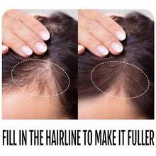 Goiple 10g Hairline Powder, Waterproof, Instantly Covers White Hair Roots, Fiber-Filled Powder To Conceal Temples, Bald Spots And Forehead, Improved Edge-Covering Concealer Makeup Tool (3.5 Oz) - White - View 3