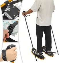 21 Inch Snowshoes Set With Adjustable Trekking Poles For Men And Women, Lightweight, Durable, Anti-Slip, Perfect For Winter Adventures