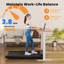 Flat Walking Treadmill 2.5HP Motor 1-6km/H Speed Anti-Slip Shock Absorption Portable Treadmill For Home Office Exercise Machine - View 6