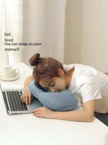 Travel Washable Neck Cushion Pillow Inflatable Air Blow Up Travel Pillow Airplane Inflatable Neck Pillow Travel Accessories Comfortable Sleep Pillows Camping Portable Outdoor Sleeping Bag Pillow Stonego Life Supplies